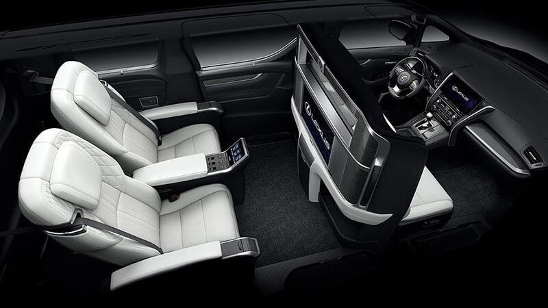 Trang bị nội thất và thiết bị tiện nghi trên Lexus LM300h 4 chỗ