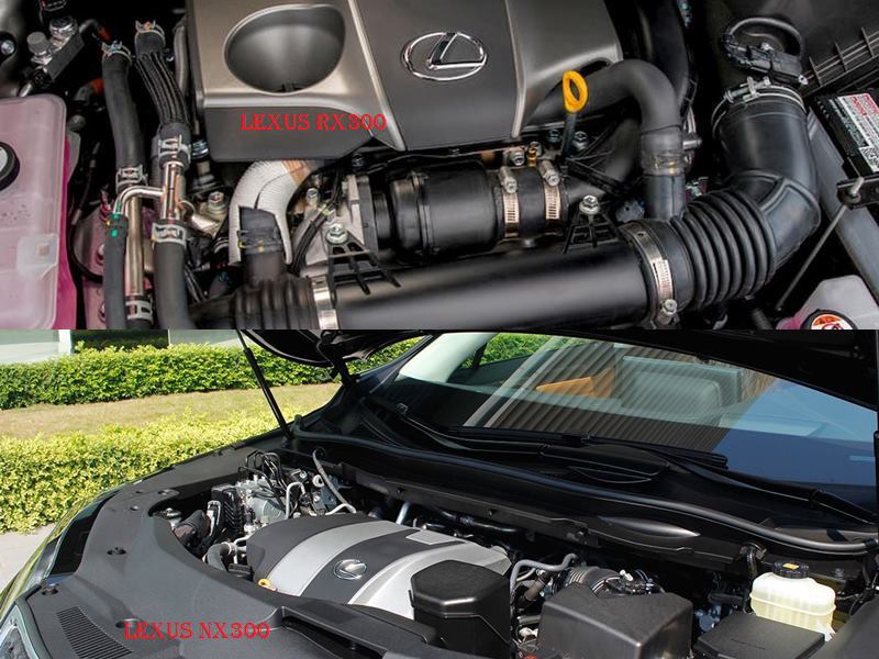 So sánh Lexus NX300 và RX300 về động cơ