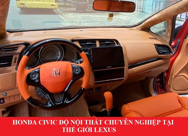 Thế giới Lexus đem đến dịch vụ độ nội thất Honda Civic hàng đầu